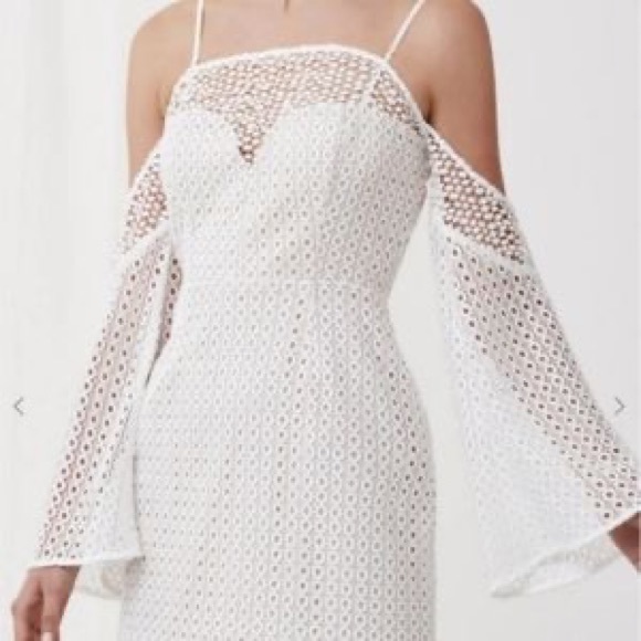 Keepsake Lace Asymmetrical Dress Size S - Picture 2 of 4